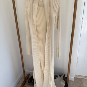 Lovers + Friends Cream Ribbed Sweater